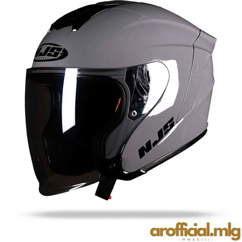 Jual Helm Half Face Njs Kairoz Solid Original Shopee Indonesia