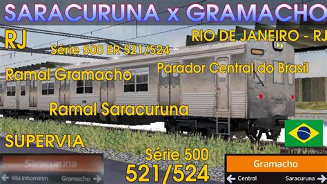 HMMSIM 2 CPTM TRECHO ENTRE SARACURUNA x GRAMACHO O TREM SÉRIE 500 TUE