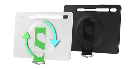 Official Samsung Black Strap Cover For Samsung Galaxy Tab S8