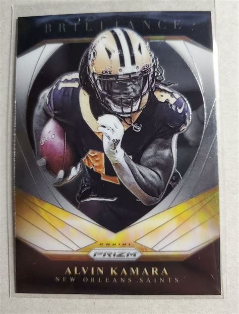 2020 Panini Prizm Alvin Kamara Brilliance Insert 5 New Orleans Saints