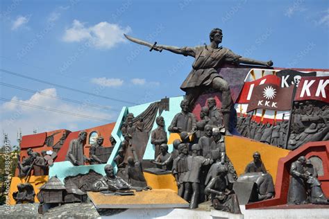 Andres Bonifacio Shrine Monument In Manila Philippines Stock Photo