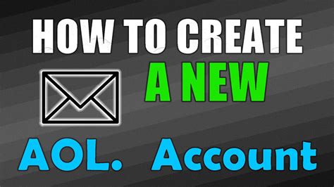 How To Create A New Aol Email Account Youtube