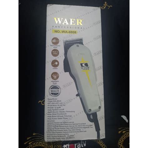 Jual MESIN CUKUR RAMBUT WAER WA 8808 Shopee Indonesia