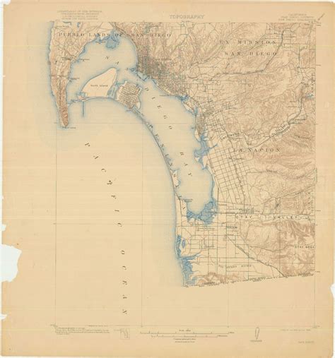 Topographic Maps San Diego