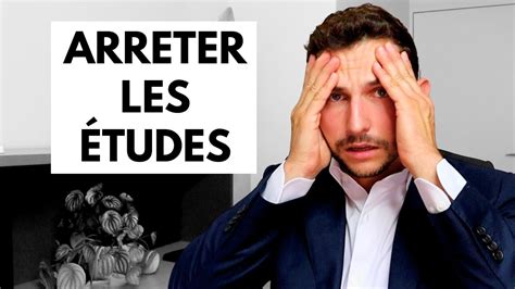 Pourquoi tu ne dois PAS arrêter tes études YouTube