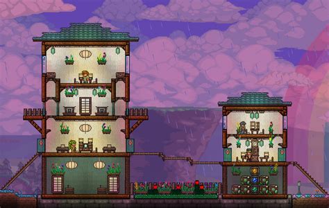 Dynasty Wood House : r/Terraria