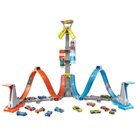 Hot Wheels Loop And Launch Track Set Smyths Toys Ireland
