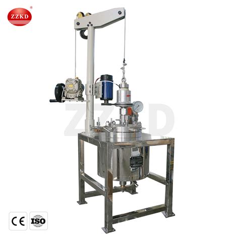 Ce L L Lab High Pressure Mixer Reactor Automatic Lifting Pilot