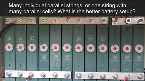 Parallel Strings Or Parallel Cells In One String What Is The Better