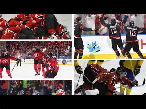 Team Canada All Goals World Junior Gold Medal Games YouTube