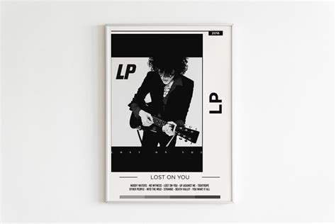 LP Lost on You Album Poster / Album Cover Poster / Music - Etsy