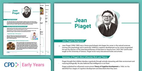 Jean Piaget Handout Teacher Made Twinkl