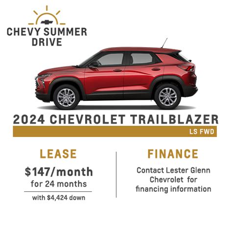 Chevy Lease Deals | Toms River - Lester Glenn Chevrolet