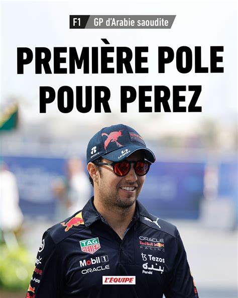 L ÉQUIPE on Twitter Sergio Perez arrache la pole position devant les