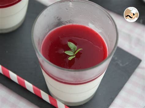 Panna Cotta Con Coulis De Frambuesa Receta Petitchef Receta Panna