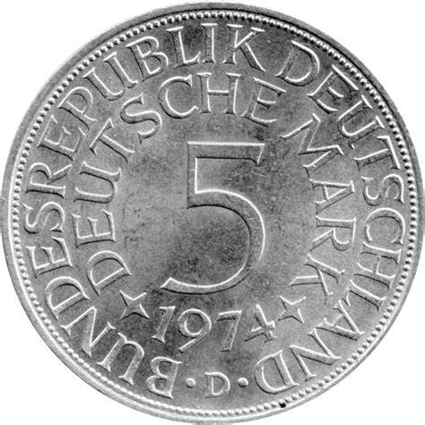 J Deutschland Deutsche Mark G Kursm Nze Silber