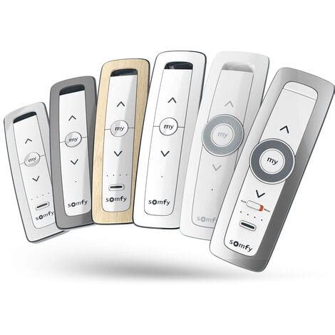 SOMFY 1870639 Télécommande Situo 5 canaux io Arctic pour volets et