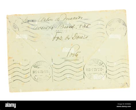 Vintage Envelope Stock Photo Alamy