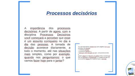 Processos Decisórios By Sandro Santos On Prezi