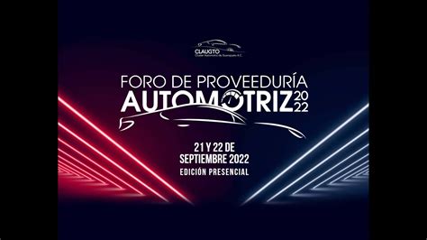 Foro de Proveeduría Automotriz 2022 YouTube