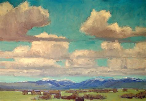 George Coll Daily Painter 11 22 11 Western Skies 1122C