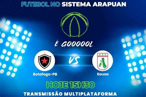 Sistema Arapuan Transmite Neste Domingo Jogo Entre Botafogo Pb E