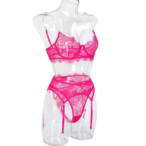 Beaded Chain Sexy Lingerie Sensual Underwear Pink Lingerie Etsy