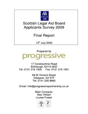 Fillable Online Slab Org Scottish Legal Aid Board Applicants Survey