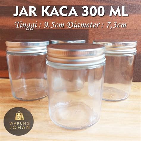 Jual Jar Kaca Tinggi Ml Toples Ml Toples Kaca Ml Jar