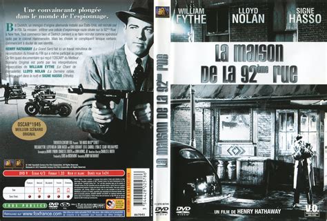 Jaquette DVD de La maison de la 92e rue Cinéma Passion