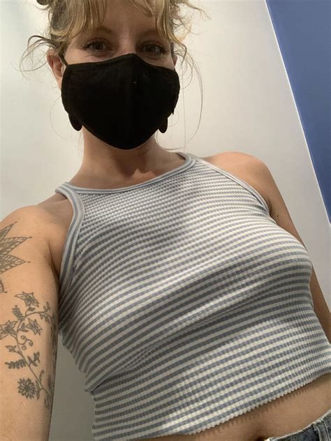 I May Have To Cover My Face But At Least My Boobs Can Be Free Nudes Braless NUDE PICS ORG