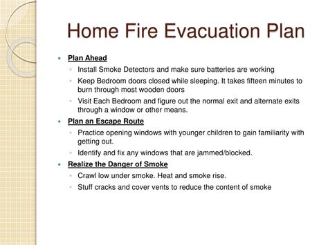 Ppt Home Fire Evacuation Plan Powerpoint Presentation Free Download