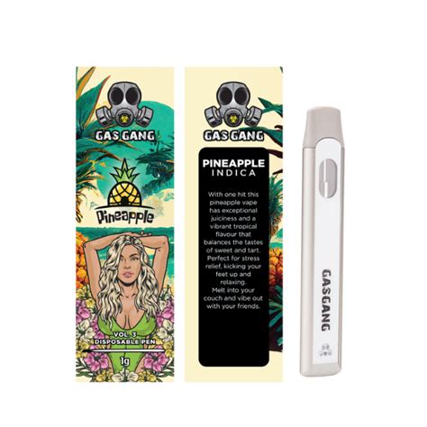 Gas Gang Disposable Vape Pen 1000mg Pineapple Brampton