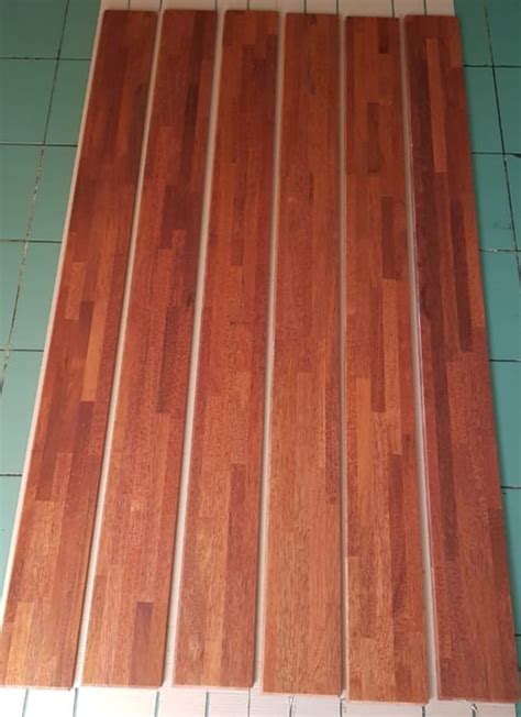 Brown Teak Wood Hardwood Flooring For Indoor Surface Finish Matte At