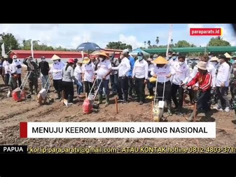 Jadi Lumbung Jagung Nasional Pemda Keerom Gandeng Papua Muda