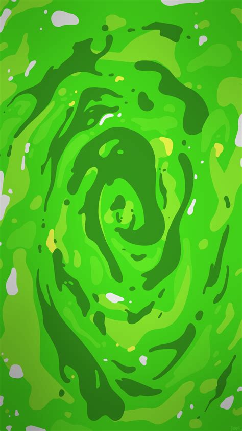 Rick And Morty Portal iPhone Wallpapers - Wallpaper Cave