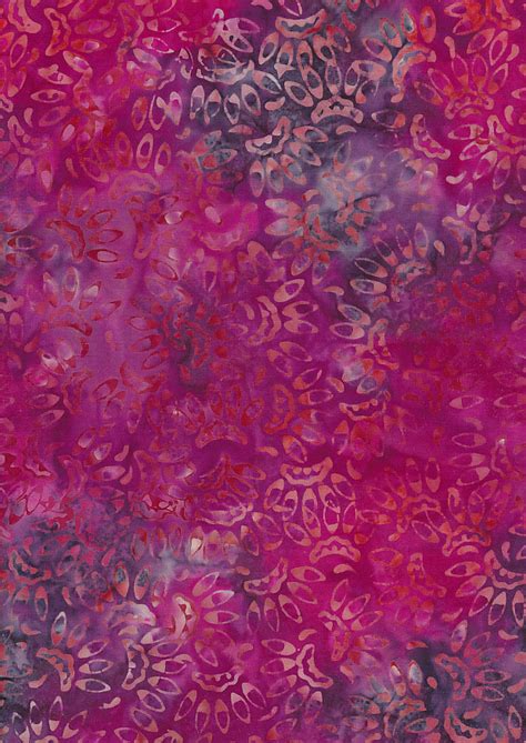 Fabric Freedom Bali Batik Stamp Batik Stamp Pink 133e