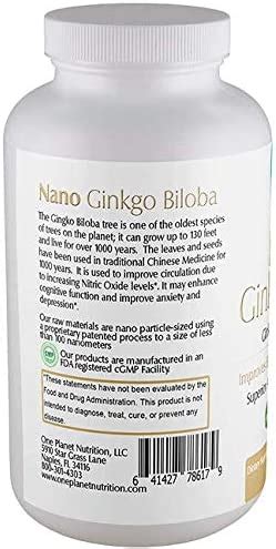 Nano Ginkgo Biloba 120 Caps 250 Mg