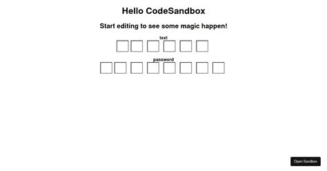 Hook Codebox Codesandbox