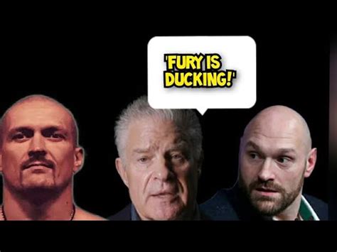 Tyson Fury Is Ducking Oleksandr Usyk Jim Lampley Hbo Counterpunch