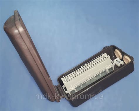 Розподільна телефонна коробка КРТП-10х2 на 10 пар з нероз'єднувальним ...