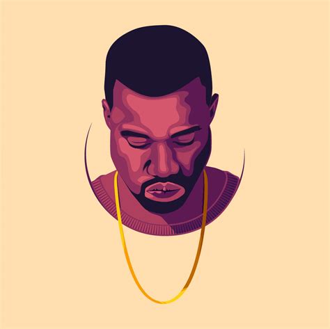 Kanye West Illustration On Behance