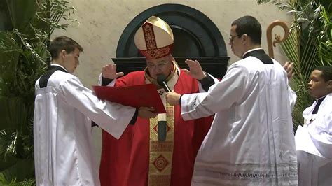 Santa Missa Domingo De Ramos Arqrio Youtube