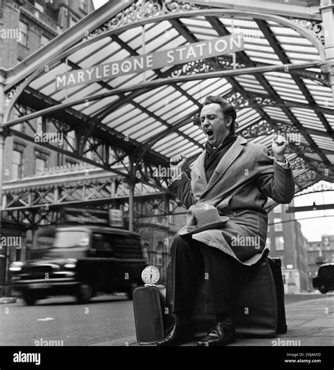 Comedian Ken Dodd At Marylebone Station London Th April Stock