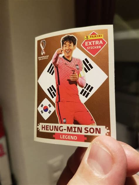 Bronze Heung Min Son Panini Extra Sticker Acheter Sur Ricardo