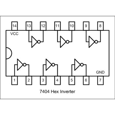 Ardware Porta Logica Not Hc Arduino Facile