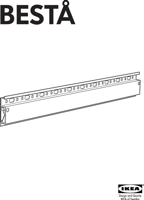 Ikea Besta Suspension Rail 23 5 8 Assembly Instruction