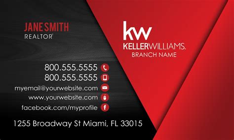 Keller Williams Business Cards KEW-1 agents, design business cards ...