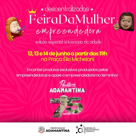 Feira Da Mulher Empreendedora Descentralizada Acontece A Partir Desta