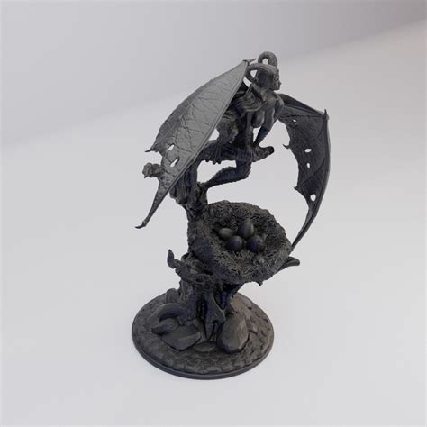 Hot Goblin ハーピー ヌード フィギュア ホットゴブリン 止まり木 翼